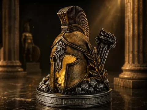Echoes of Homer – Corinthian Helmet Lantern