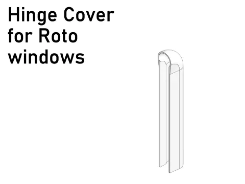 Hinge replacement cover for Roto Windows