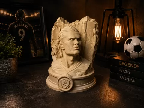 Erling Haaland Bust – Football Legend
