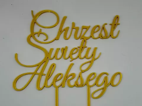 Topper - Chrzest Święty Aleksego