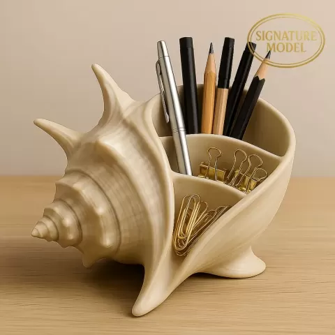 Seashell Desk Organizer