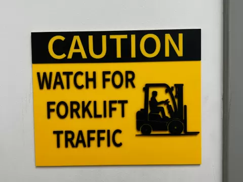 Forklift Traffic sign