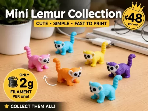 Mini Lemur Fidget - Micro Zoo