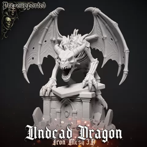 Undead Dragon by Iron-Mesh-3D