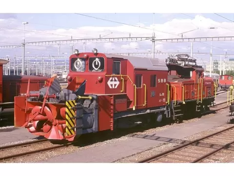 SBB Schneeschleuder XRote 99 H0 Rev. 3 / SBB rotary snow plow XRote 99 H0 rev. 3