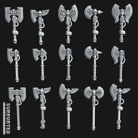 Power Axes by Red Warden Miniatures
