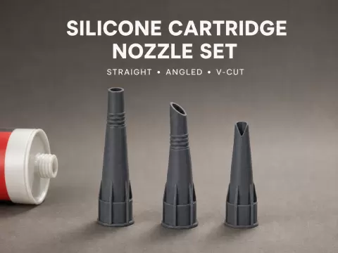 Silicone Cartridge Nozzle Set