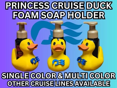 Princess Cruise Line Duck Foam Soap Holder