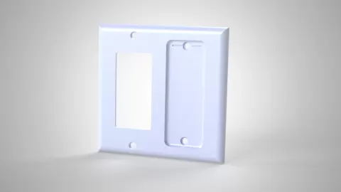 Double Gang Hue Remote Holder (Standard + Oversized)