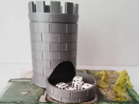 Dice tower castle