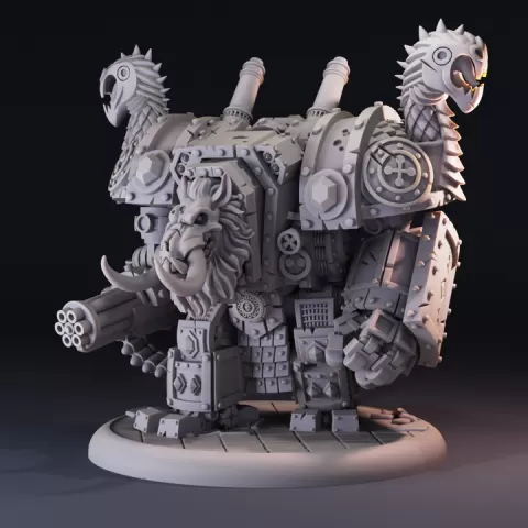 Warpig Dreadnought (Skull Variant) by Michael Evans