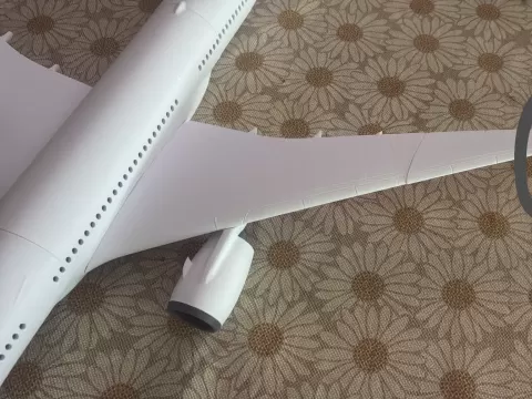 A380 engineers repaired form valforest model