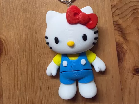 Flexi Hello Kitty Keyring