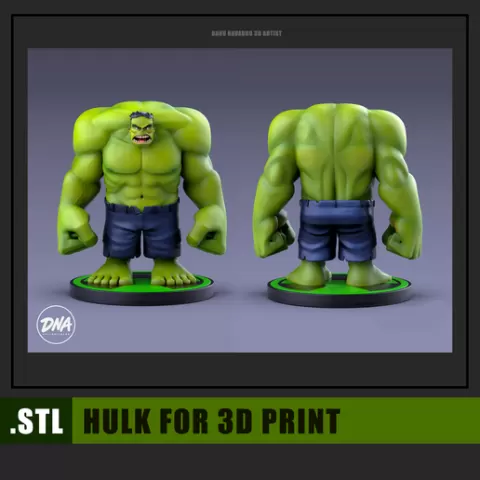 Hulk for 3d print.
