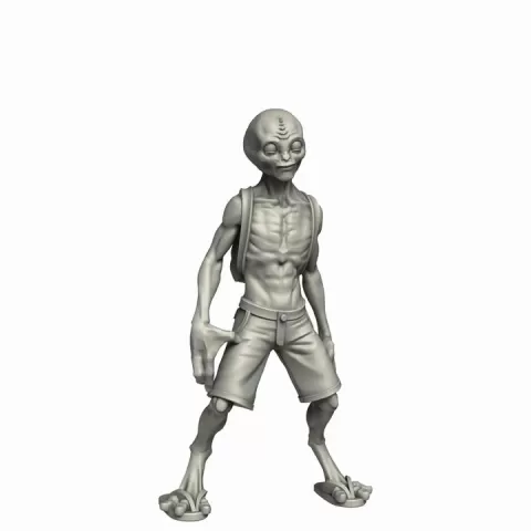 Adolescent Alien by Karl Perrotton