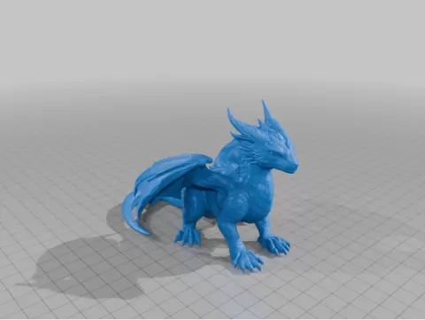 AI TRIPO Dragon 11 3d Model