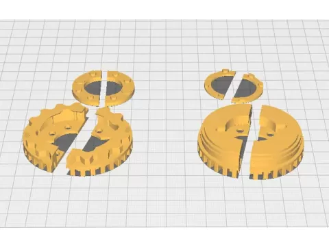 Cam wheels for sewing machine Brother Pacesetter 706. Compatible with many Brother sewing machines and their clones.