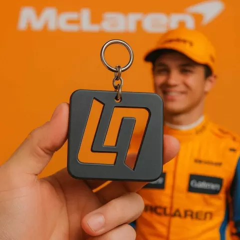Llavero Lando Norris LN - McLaren F1V by zrt Designs