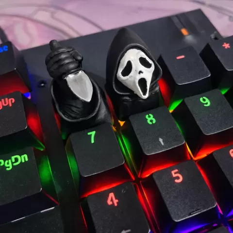 Keycap Ghostface - Scream | Mechanical Keyboard