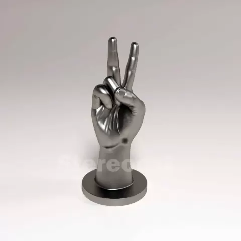 Hand Peace by Giunninen Andrei