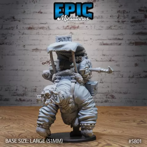 Giant Sloth Nomad Walking / Carnival Artist / Funfair Performer / Circus Resident / Fairground Worker / Attraction Encounter by Epic-Miniatures