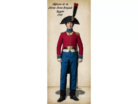 Soldat de l'empire no 143: Officier de la 25eme demi-brigade, Egypte 1799