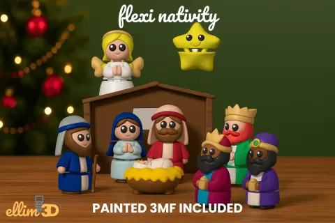 Flexi Nativity - all 11 Files Included