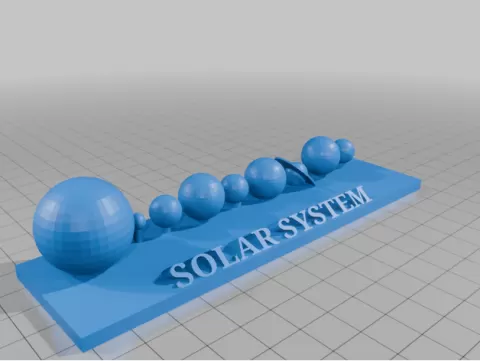 MODIFIED SOLAR SYSTEM FOR EASY PRINT