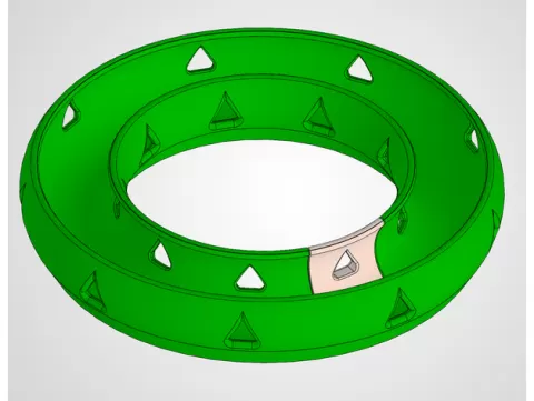 Cat Infinite Loop. Not a print in place! :)