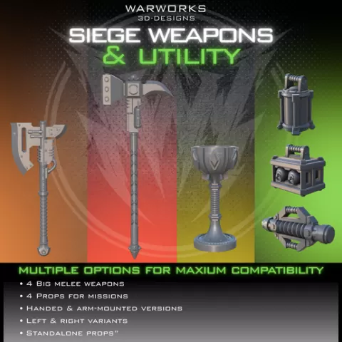 GRIMDARK SIEGE WEAPONS & UTILITY