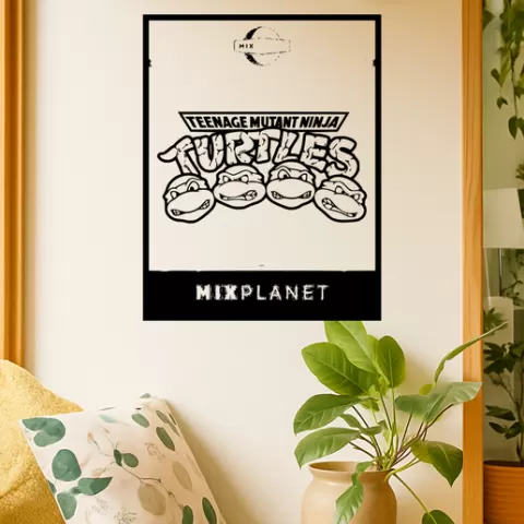 Leonardo from the Teenage Mutant Ninja Turtles Leonardo From The Teenage Mutant Ninja Turtles Tur Wall Art Framed