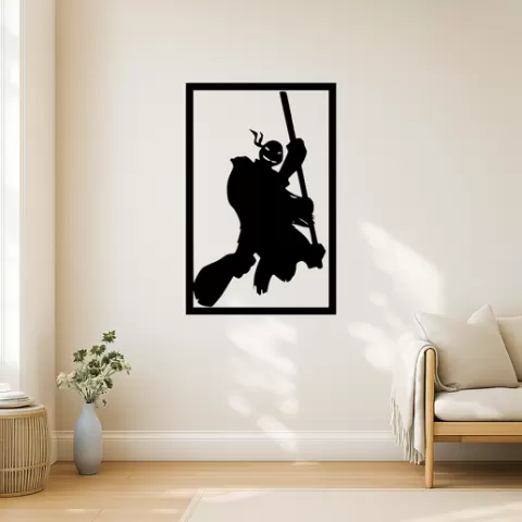 Leonardo from the Teenage Mutant Ninja Turtles Leonardo From The Teenage Mutant Ninja Turtles Tur Wall Art Framed