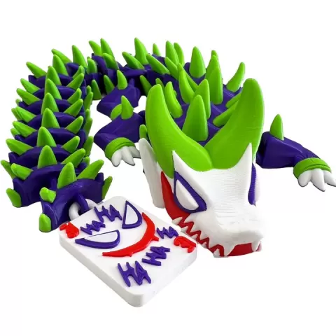 Jester Dragon (No Supports Needed) by Steven Wolf Studio