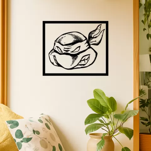 Leonardo from the Teenage Mutant Ninja Turtles Leonardo From The Teenage Mutant Ninja Turtles Tee Wall Art Framed