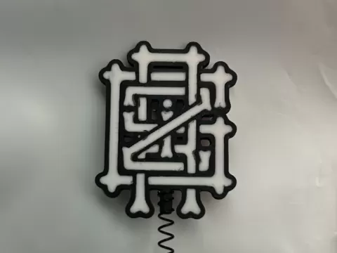GRiZ bones springy sprout charm