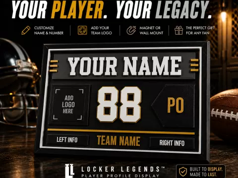 Locker Legends : Player Insert (Customizable)