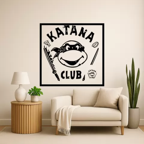 Leonardo from the Teenage Mutant Ninja Turtles Leonardo From The Teenage Mutant Ninja Turtles Tee Wall Art Framed