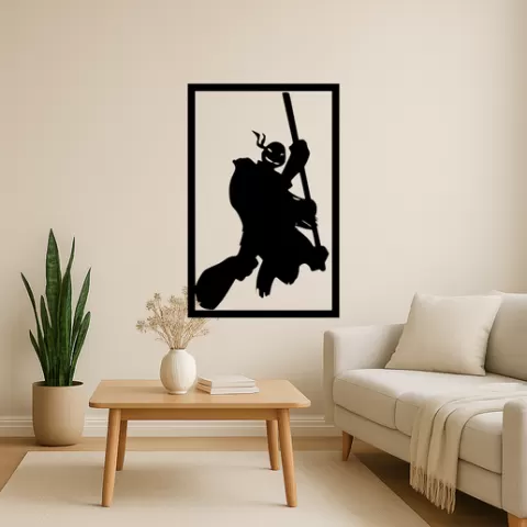 Leonardo from the Teenage Mutant Ninja Turtles Leonardo From The Teenage Mutant Ninja Turtles Tee Wall Art Framed
