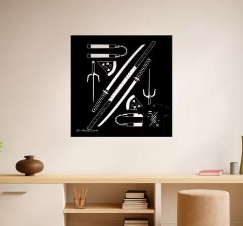 Leonardo from the Teenage Mutant Ninja Turtles Leonardo From The Teenage Mutant Ninja Turtles Spl Wall Art Framed