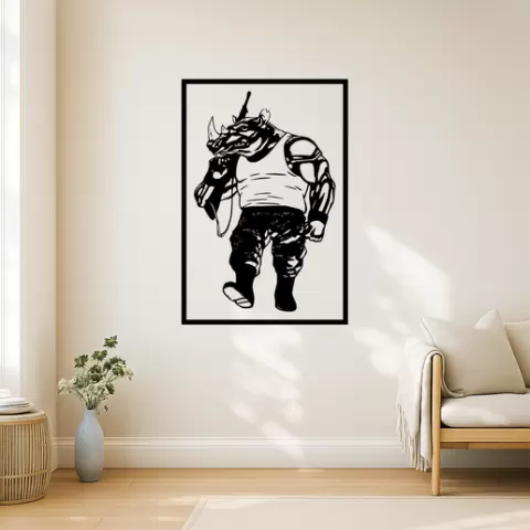 Leonardo from the Teenage Mutant Ninja Turtles Leonardo From The Teenage Mutant Ninja Turtles Roc Wall Art Framed