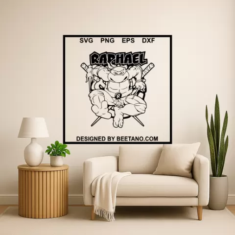 Leonardo from the Teenage Mutant Ninja Turtles Leonardo From The Teenage Mutant Ninja Turtles Roc Wall Art Framed