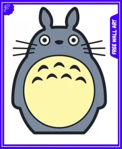 Totoro - FREE wall art