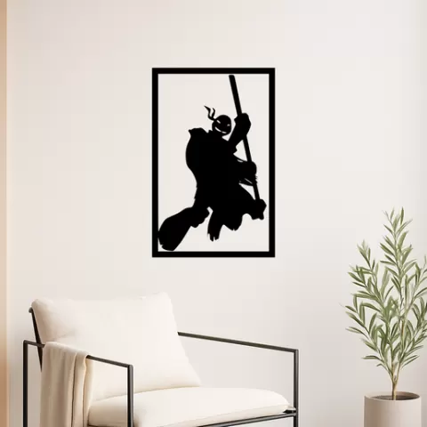 Leonardo from the Teenage Mutant Ninja Turtles Leonardo From The Teenage Mutant Ninja Turtles Nin Wall Art Framed