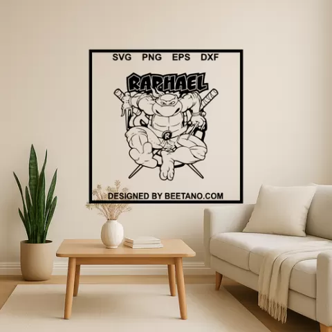 Leonardo from the Teenage Mutant Ninja Turtles Leonardo From The Teenage Mutant Ninja Turtles Mik Wall Art Framed