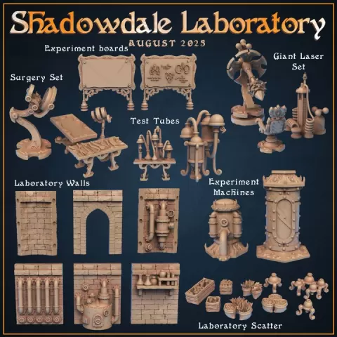 Shadowdale Evil Laboratory Collection by Embernell Studio