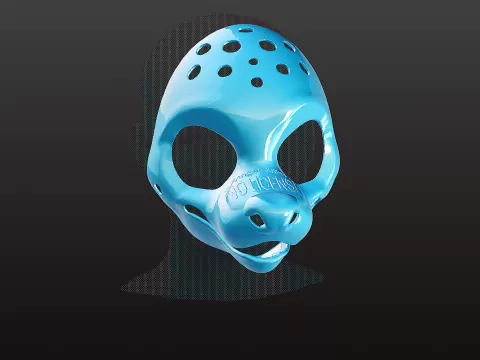 Canine Fursuit head base