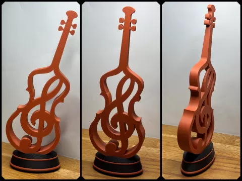 Violin – 3D Printed Art for Music Lovers