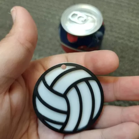 Volleyball Pop Top Opener STL File (Commercial License) by Brianna N.