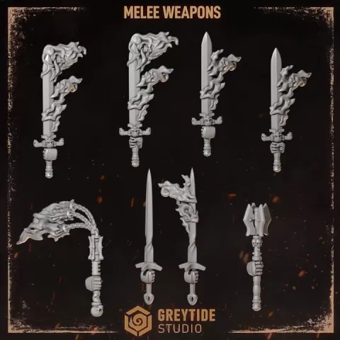Melee weapons 1 CC by GreyTide Studio
