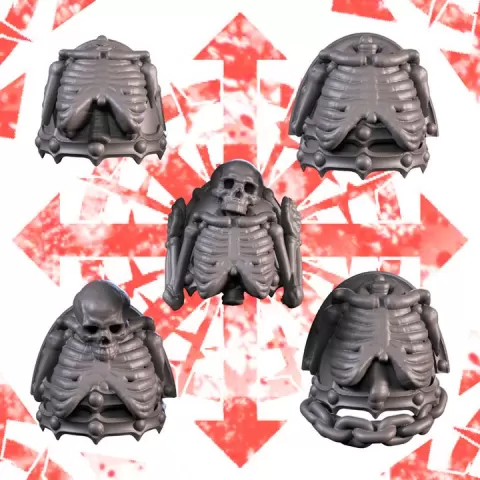Elite Chaos shoulders by Sergeant Hammer